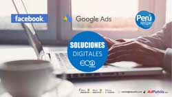 Soluciones Digitales Internet web para Emprendedores, PyMes o StartUps en PeruRed FB Adwords Google Ads AdPublis